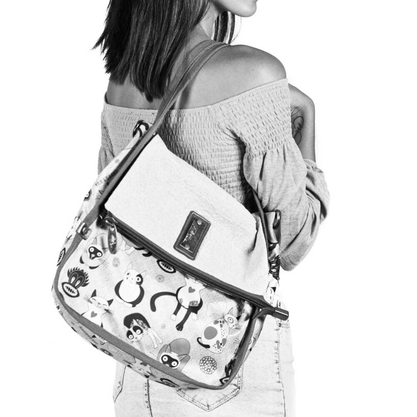 YAN SHUANG Bolso mujer Jeroglífico