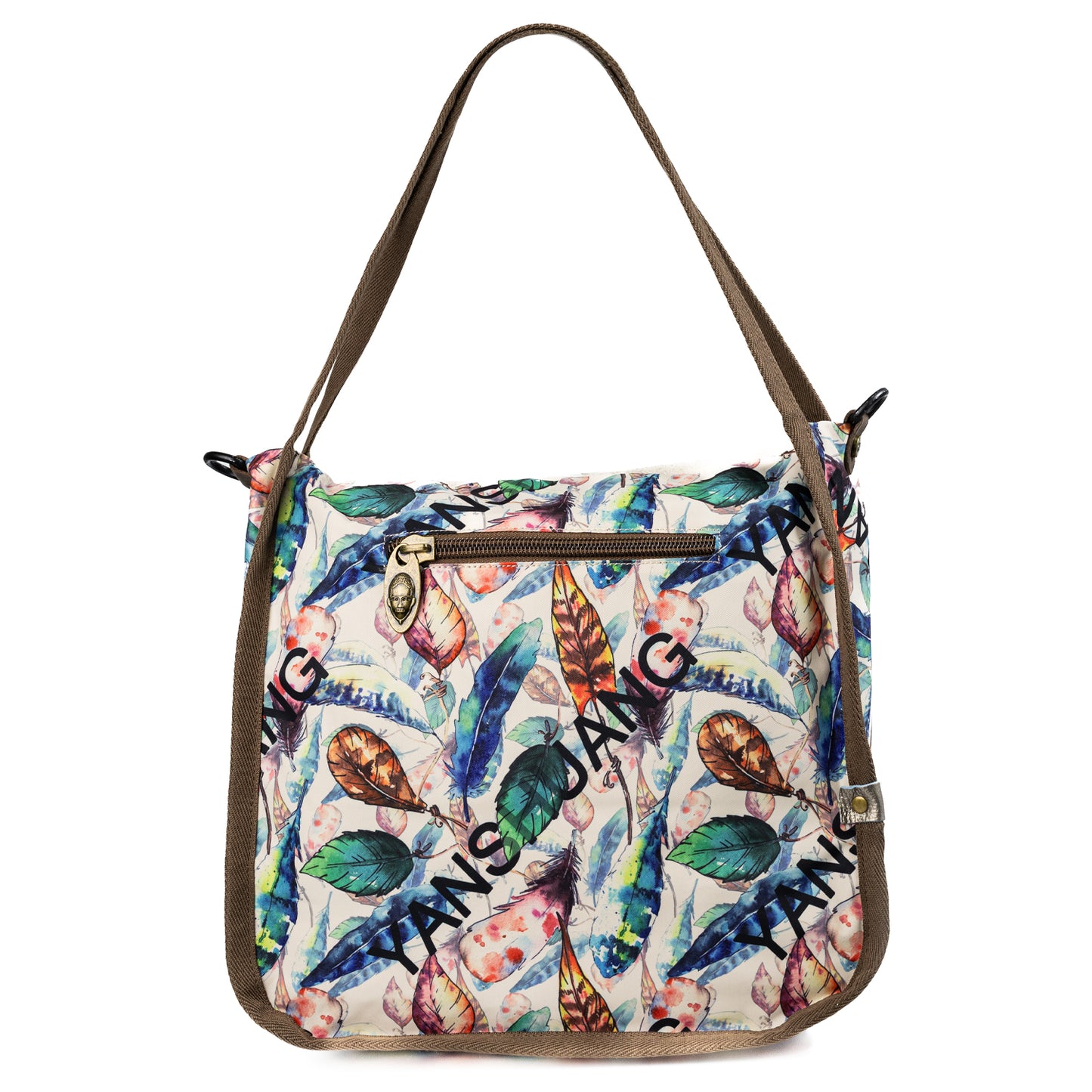 YAN SHUANG Flying Leaves Linen Urban Bag