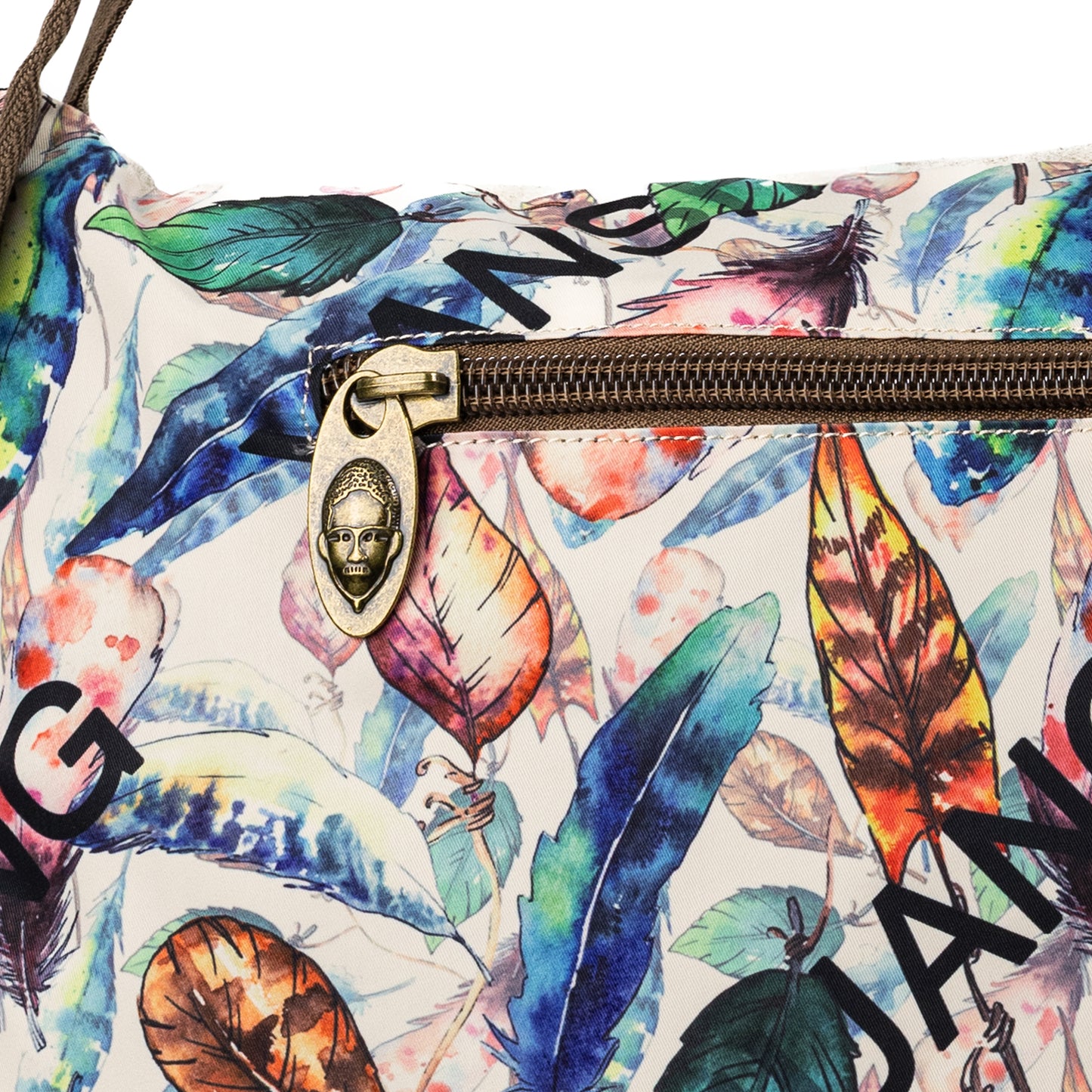 YAN SHUANG Flying Leaves Linen Urban Bag
