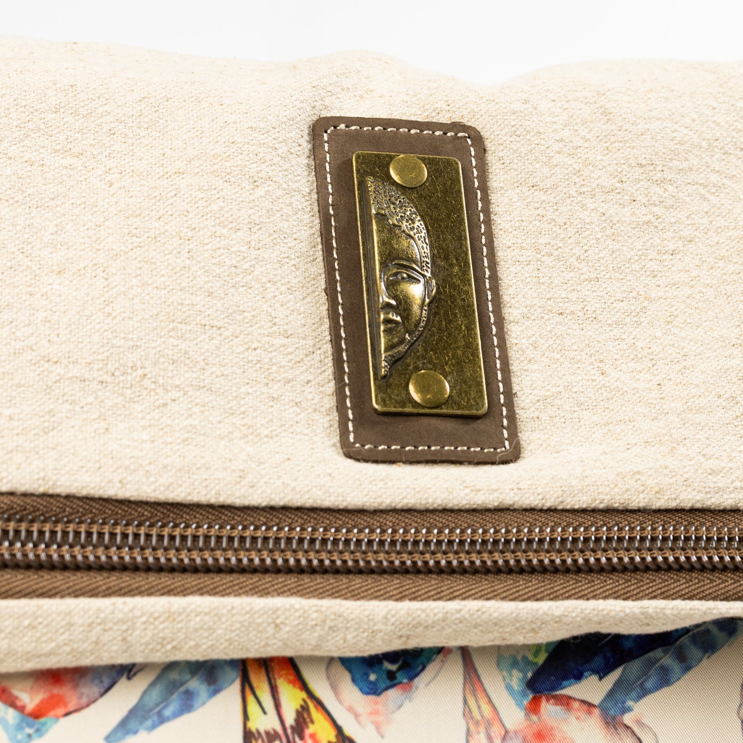 YAN SHUANG Flying Leaves Linen Urban Bag