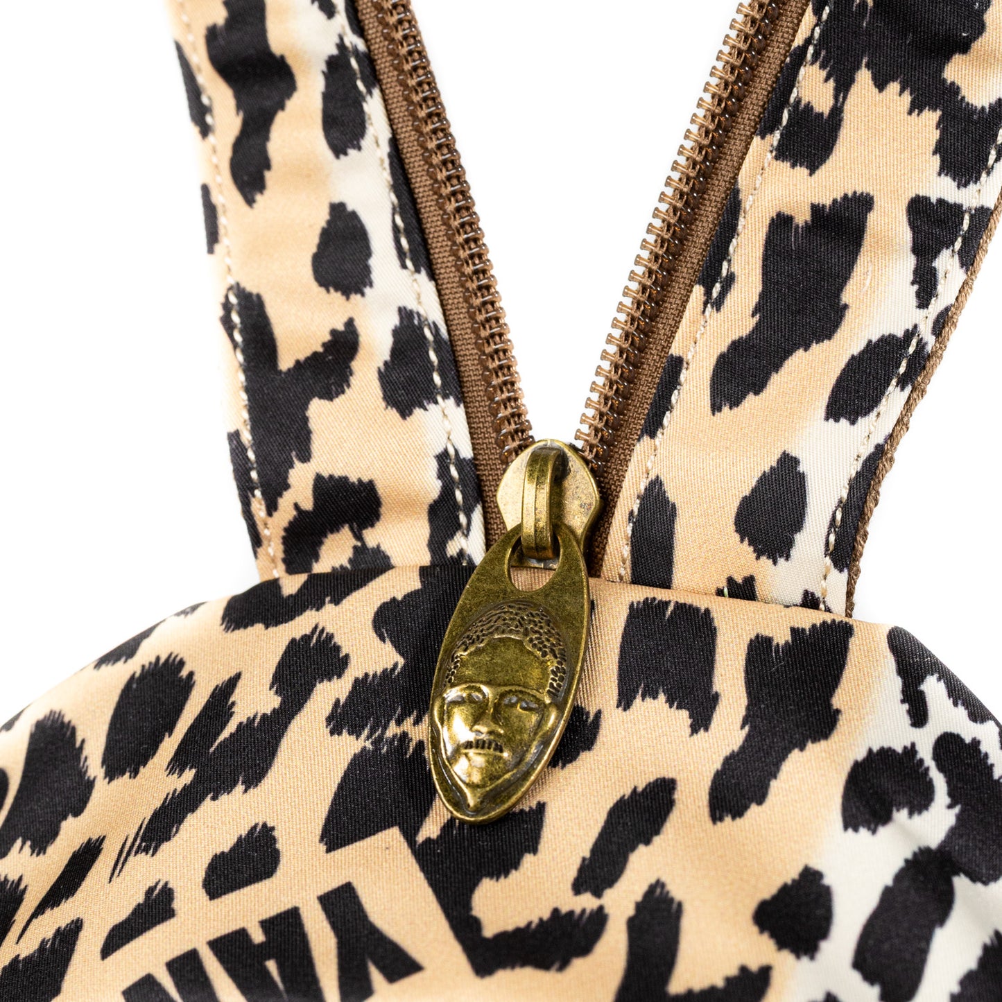 YAN SHUANG Mochila Convertible Crepe Piel Café