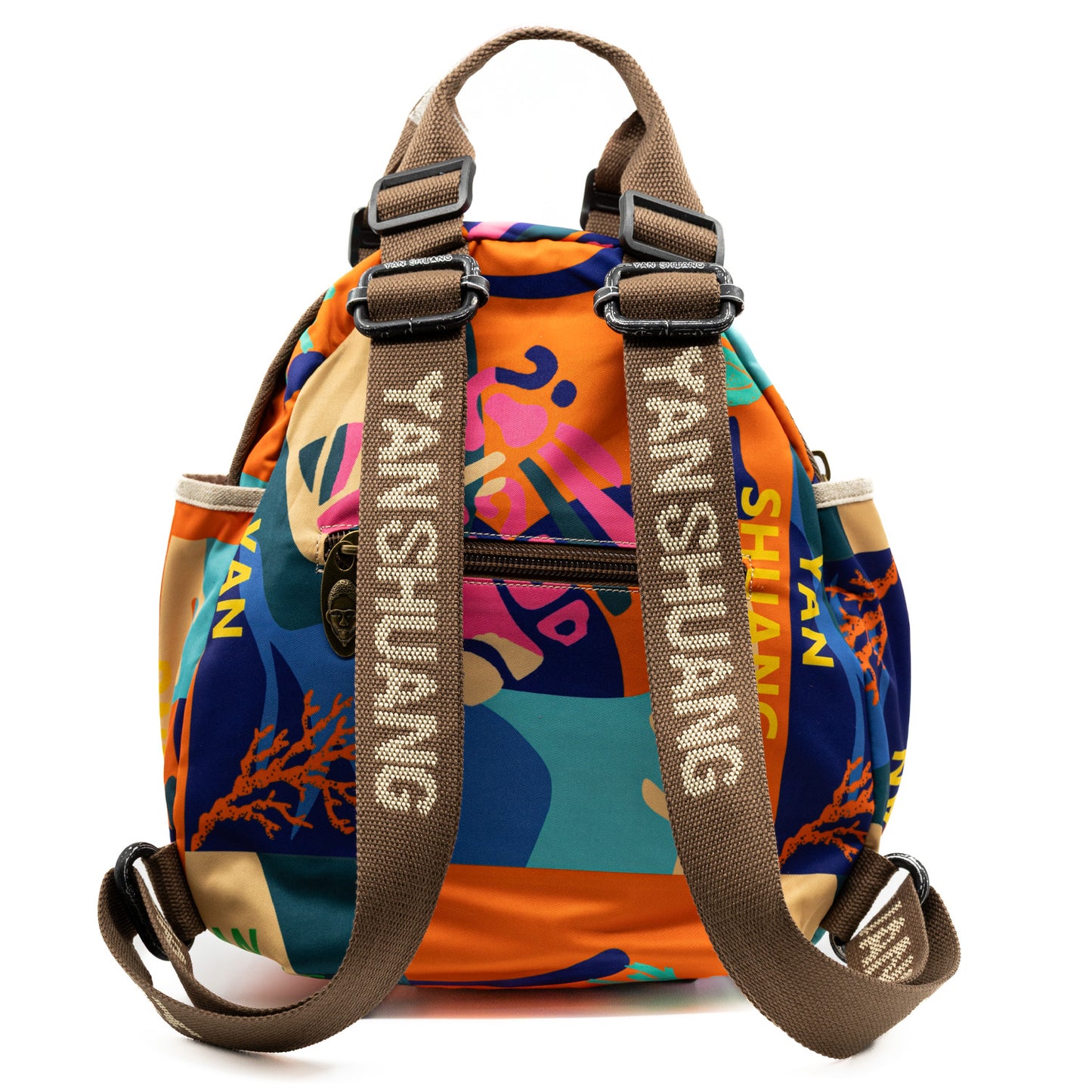 YAN SHUANG Mochila Urbana Seaweed Lino
