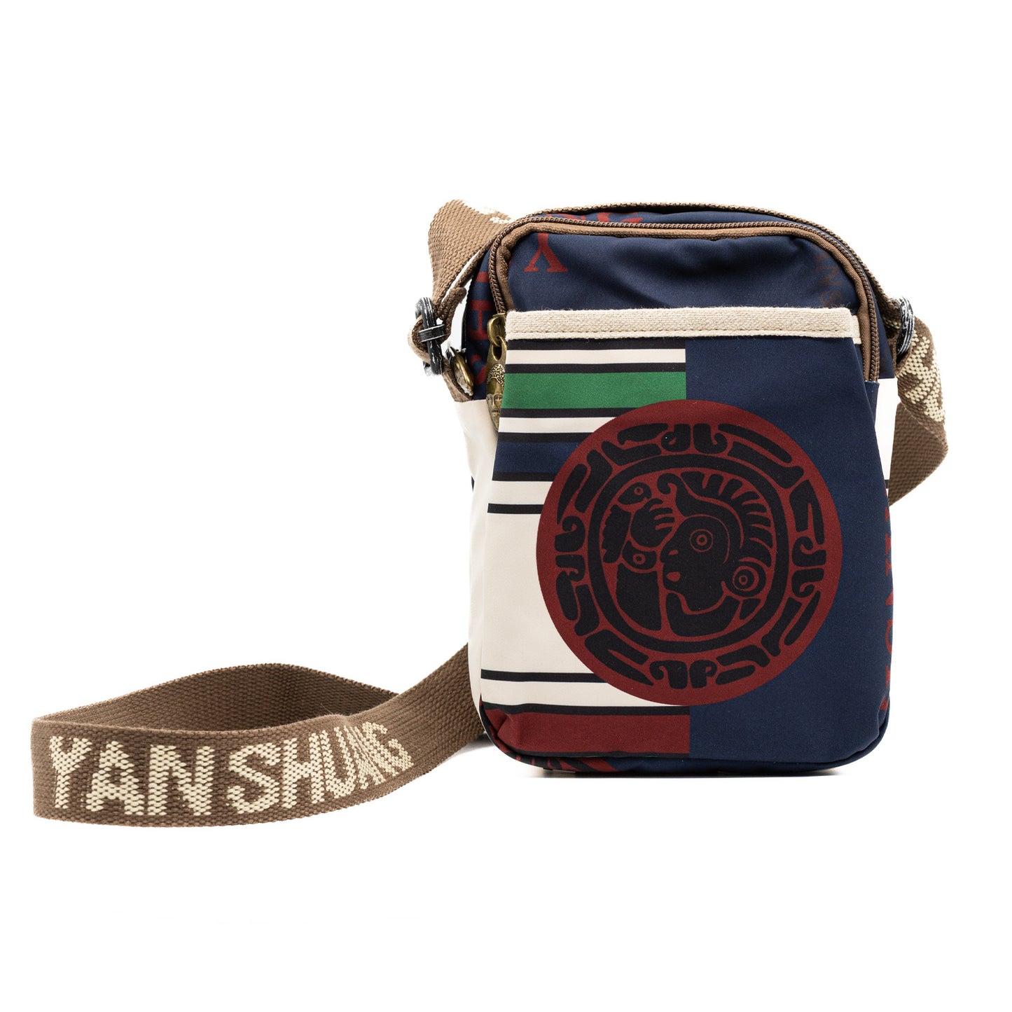 YAN SHUANG Unisex Badge Shoulder Bag