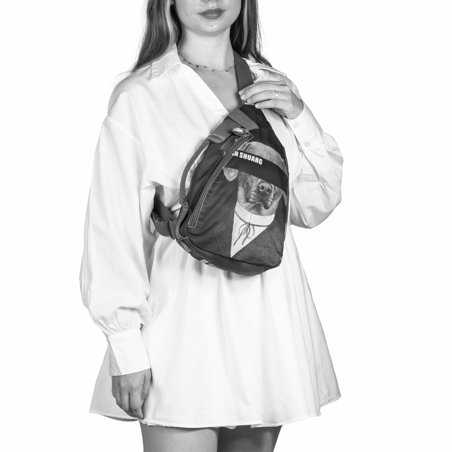 YAN SHUANG Urban Crossbody Bag Crow