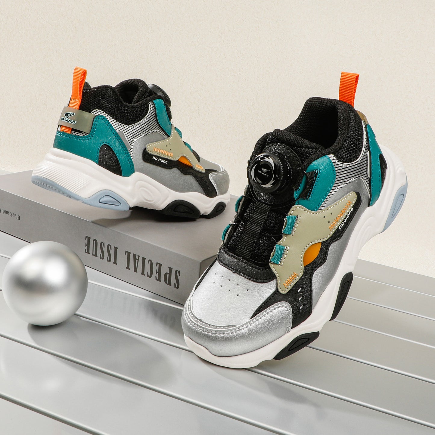 DR KONG 009 SILVER BLACK GREEN