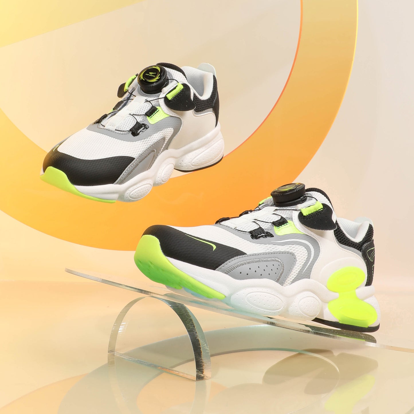 DR KONG 013 WHITE BLACK YELLOW