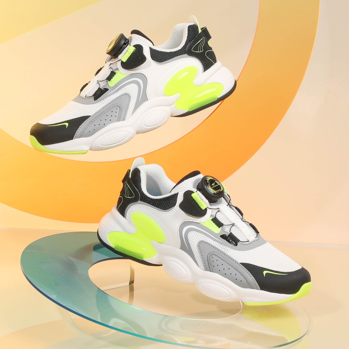 DR KONG 013 WHITE BLACK YELLOW