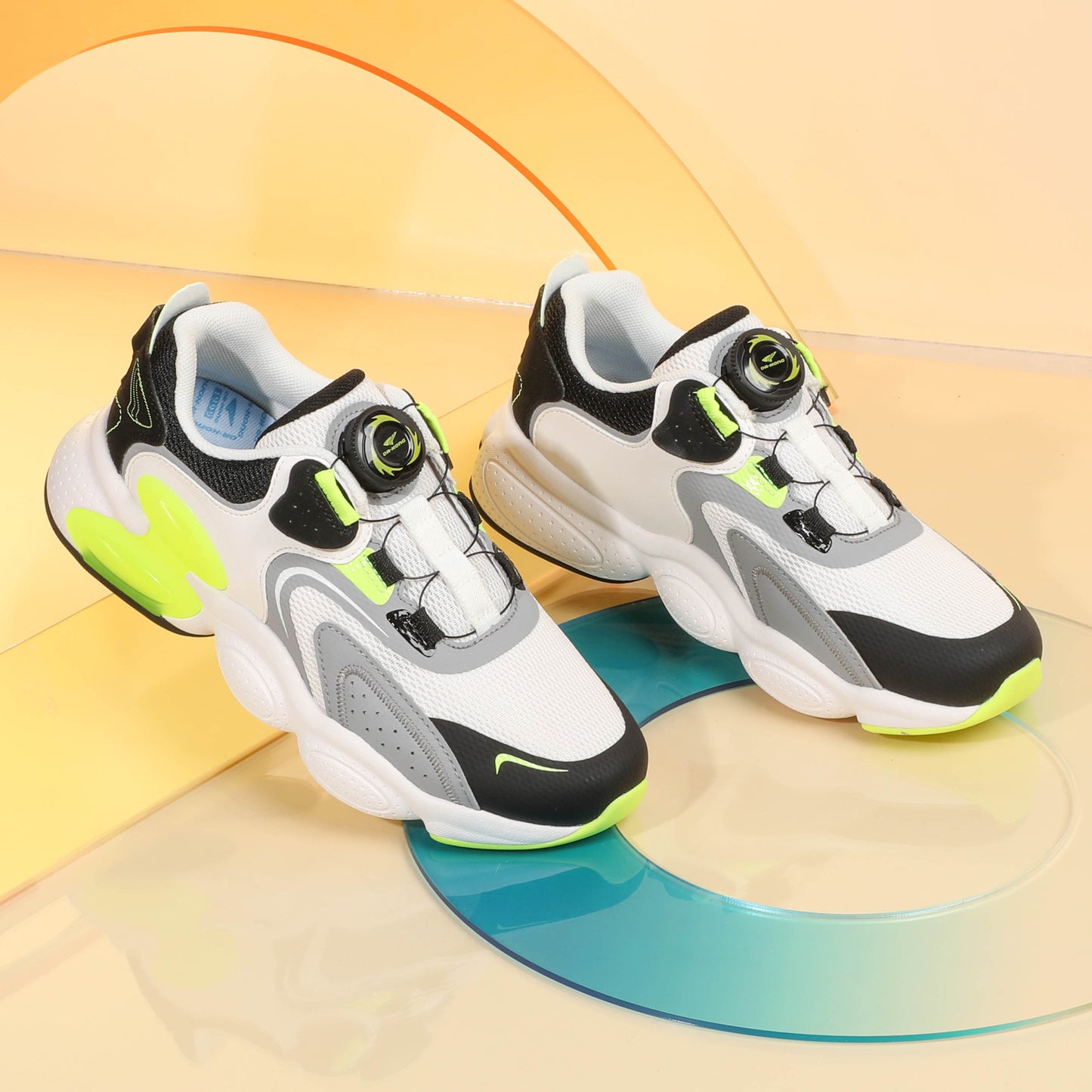 DR KONG 013 WHITE BLACK YELLOW