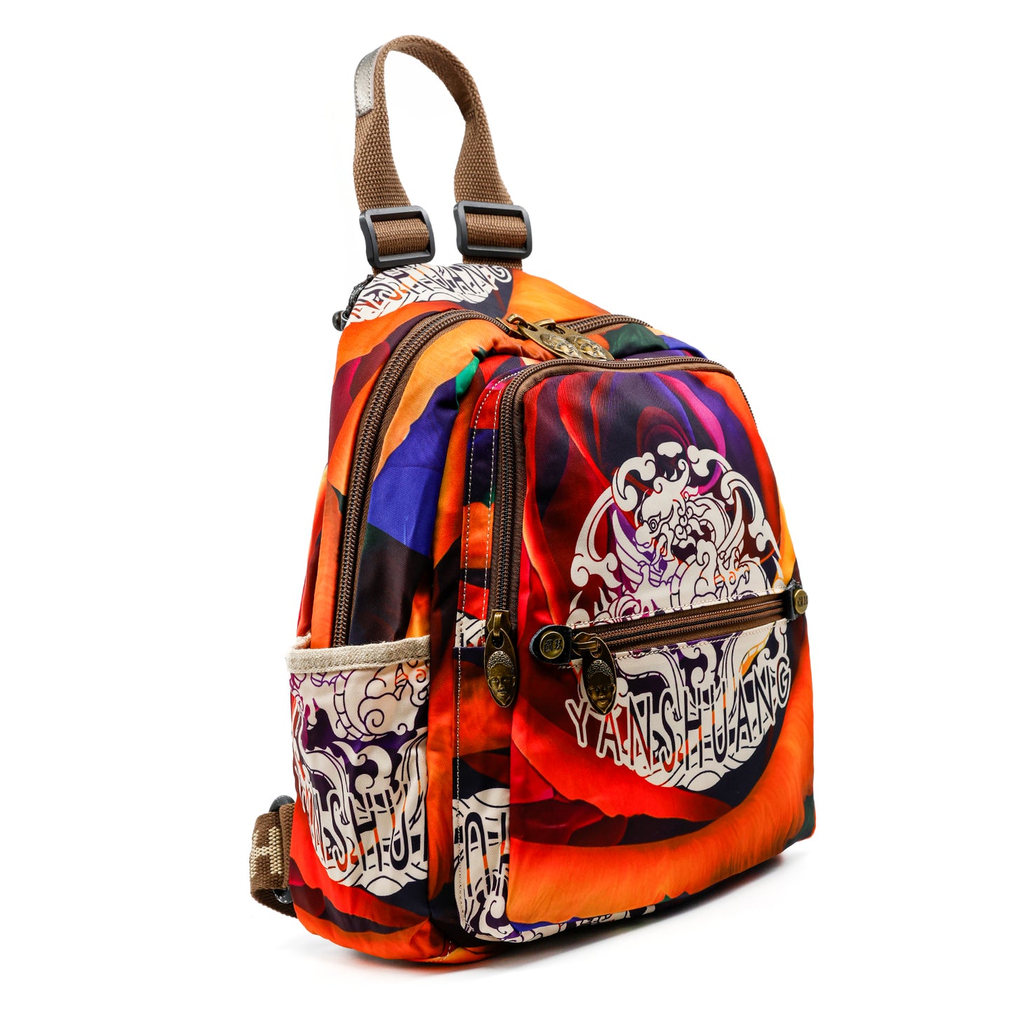 YAN SHUANG Mochila Unisex Dragón de Colores