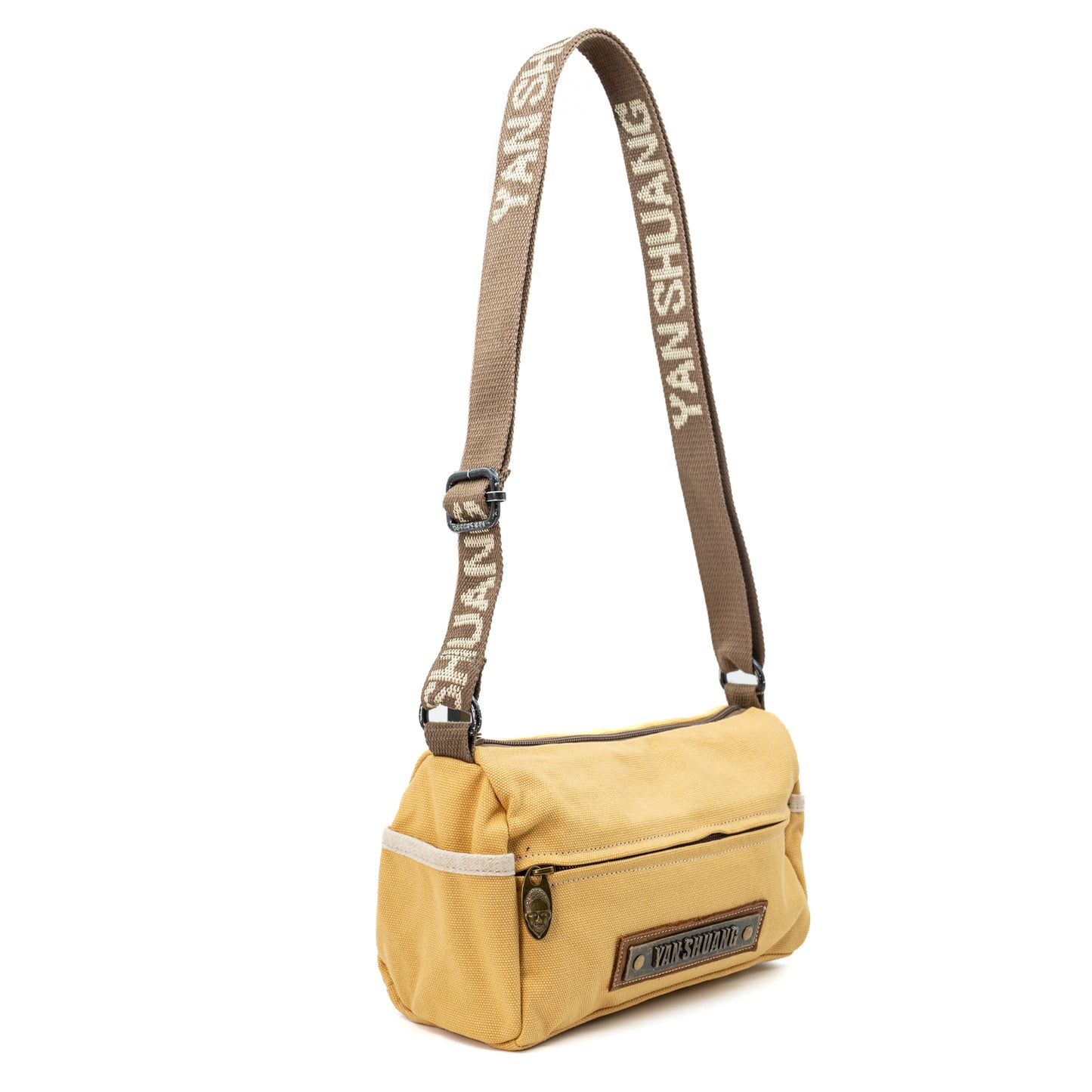 YAN SHUANG Bandolera Unisex Algodón Beige