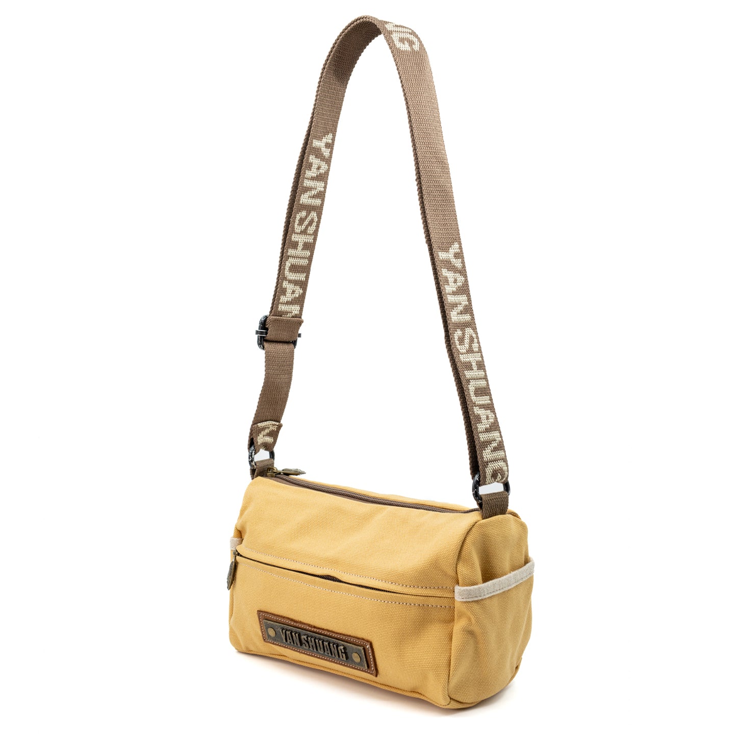 YAN SHUANG Bandolera Unisex Algodón Beige