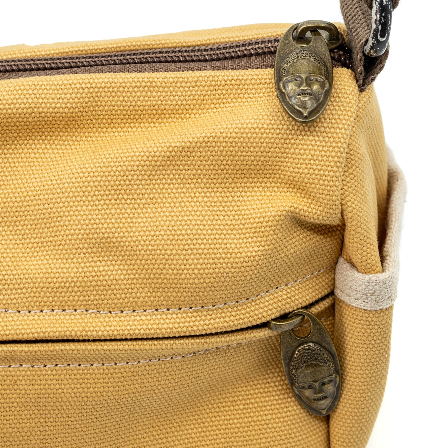 YAN SHUANG Bandolera Unisex Algodón Beige