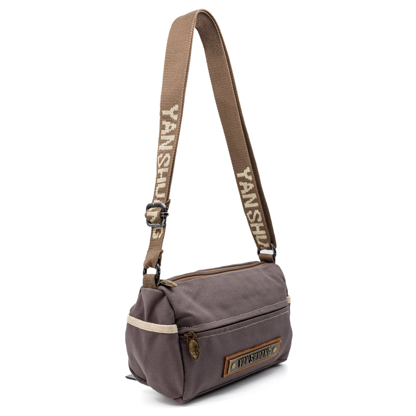 YAN SHUANG Bandolera Unisex Algodón Negro