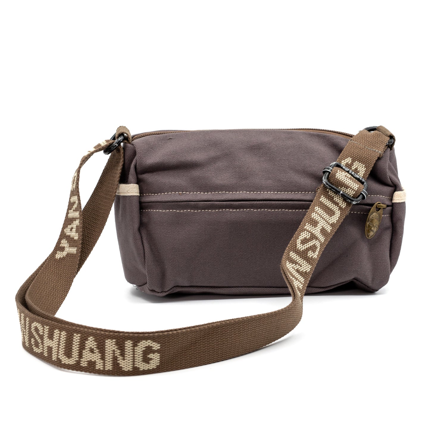 YAN SHUANG Bandolera Unisex Algodón Negro