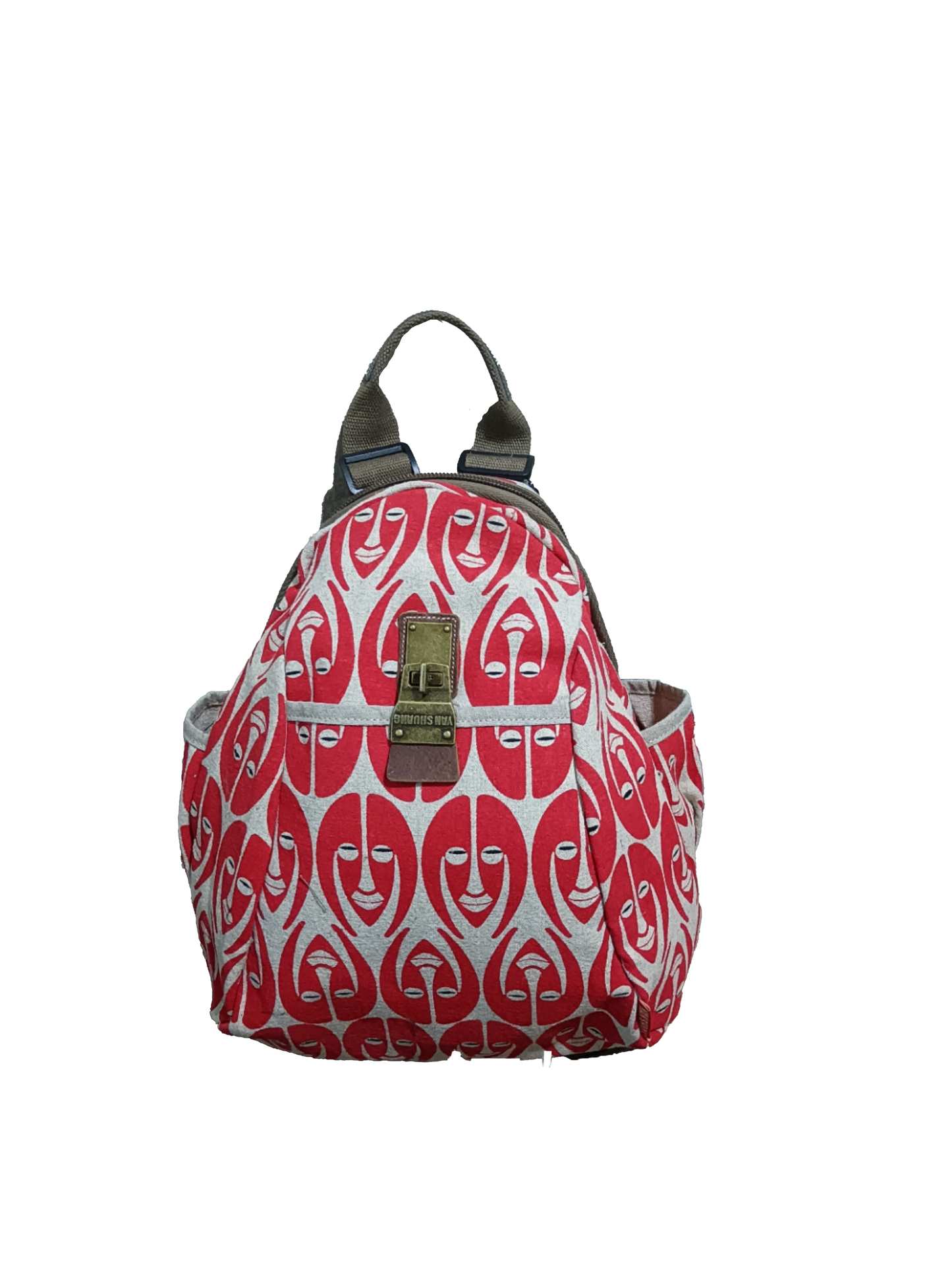 YAN SHUANG Unisex Urban Backpack Red Elf