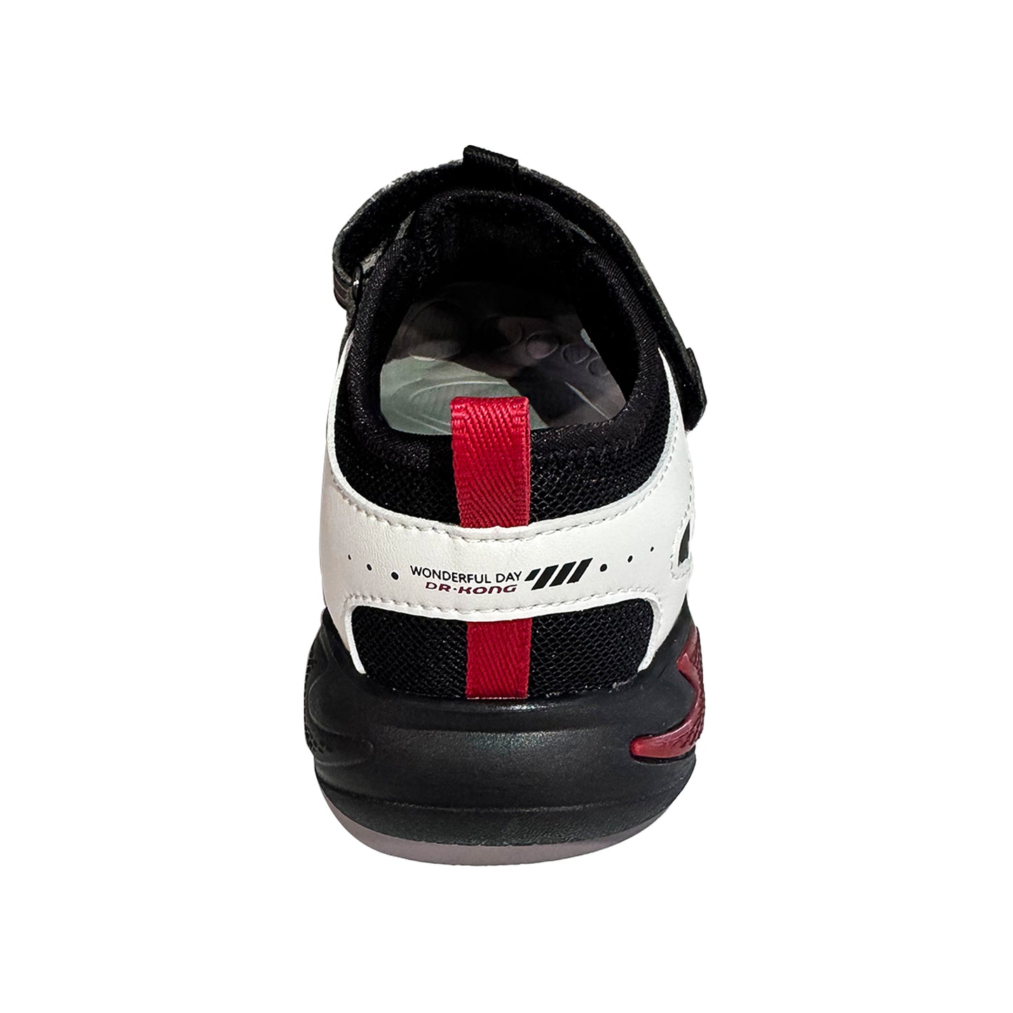 DR KONG 899 WHITE BLACK SANDALS