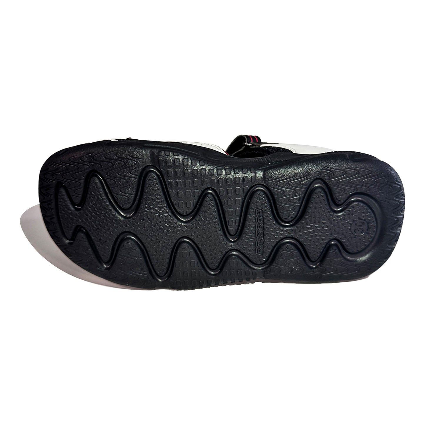 DR KONG 899 WHITE BLACK SANDALS