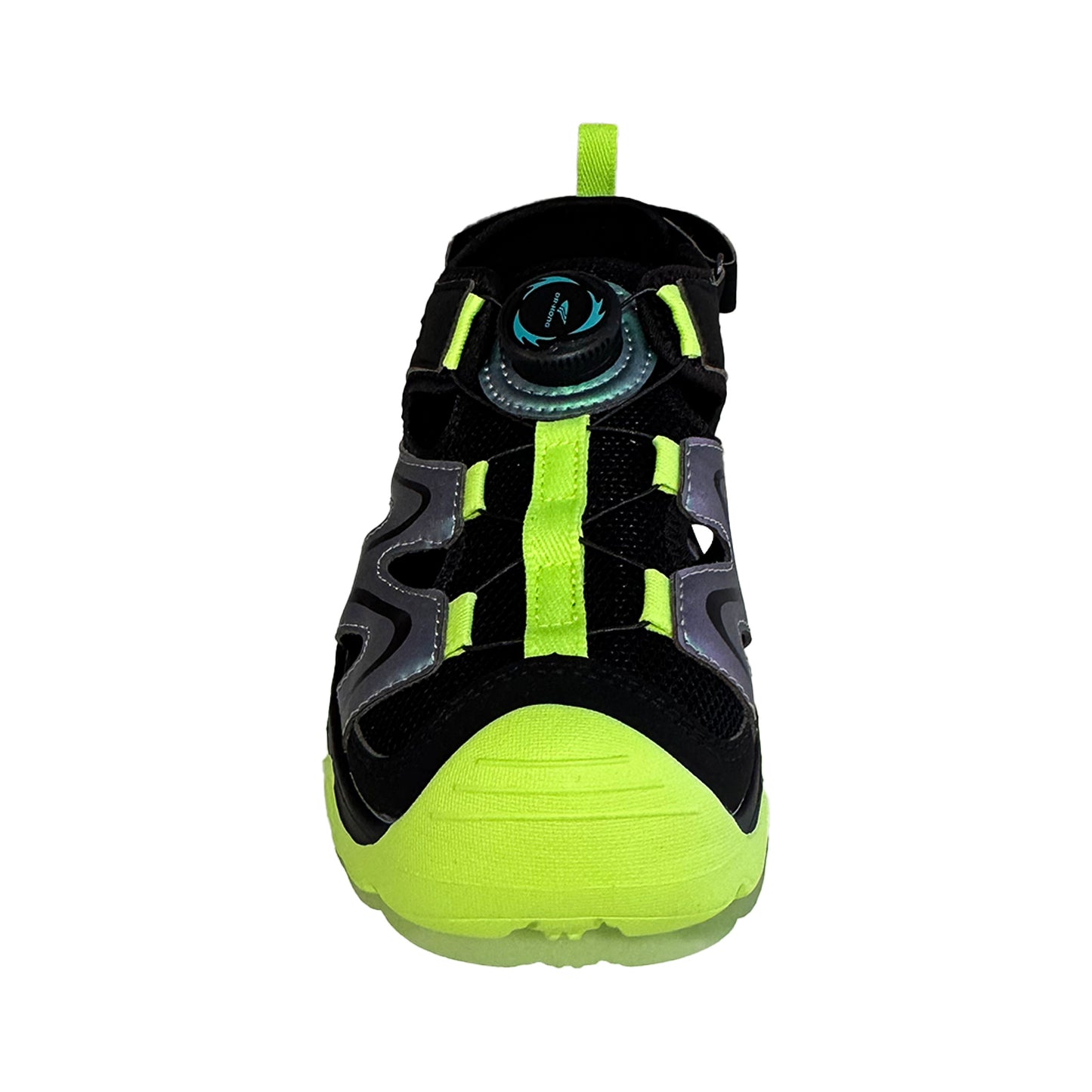 DR. KONG 921 BLACK GREEN BLUE SANDALS