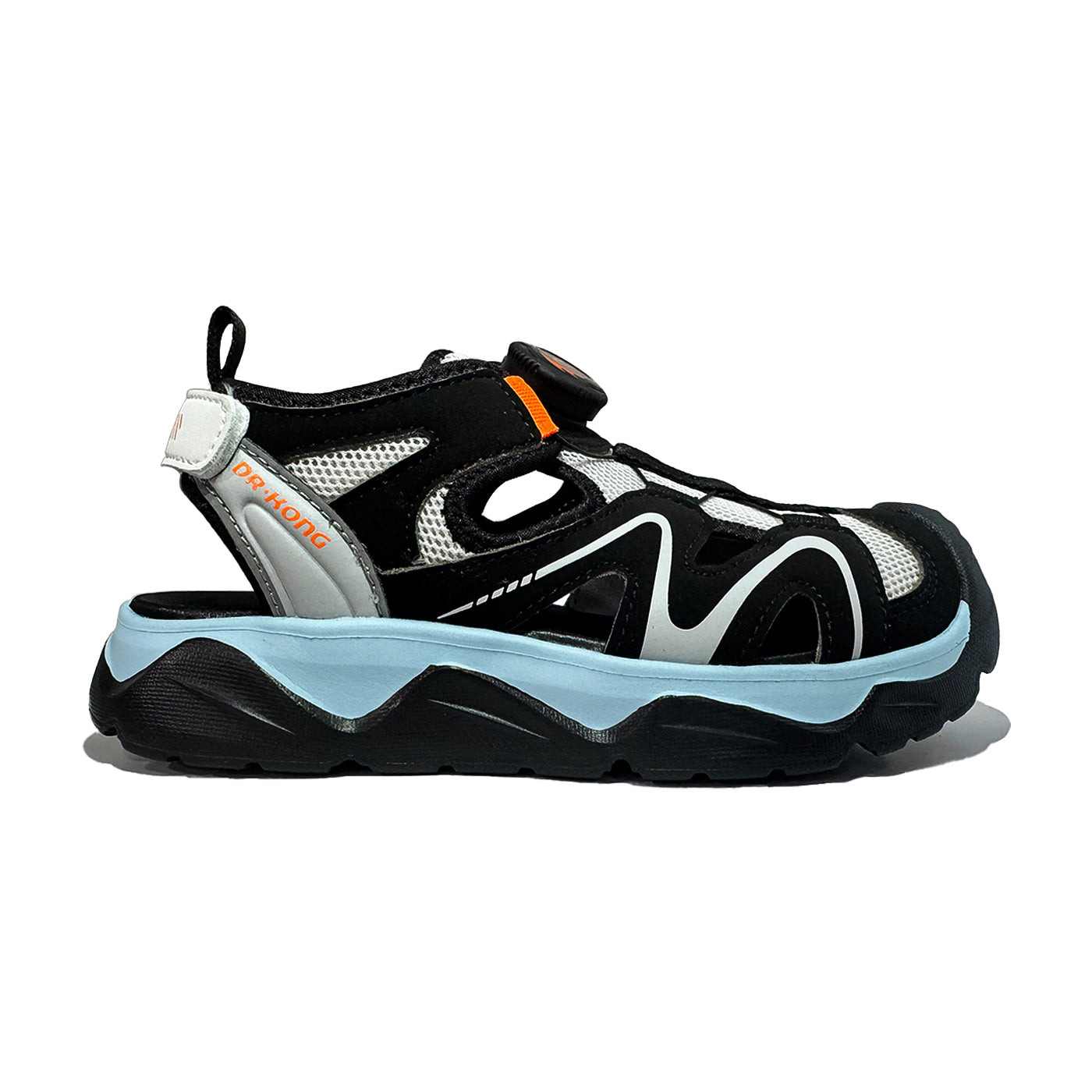 DR. KONG 922 BLACK BLUE SANDALS