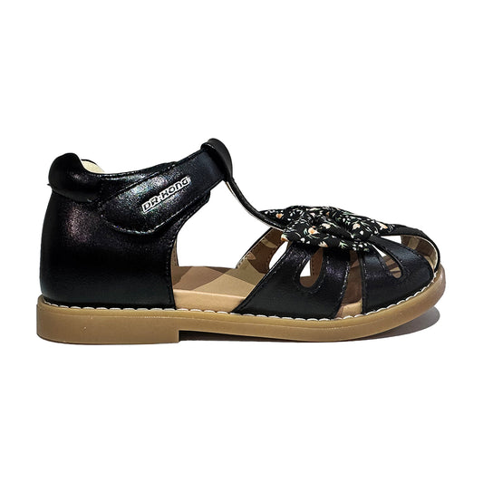 DR. KONG 1054 BLACK SANDALS