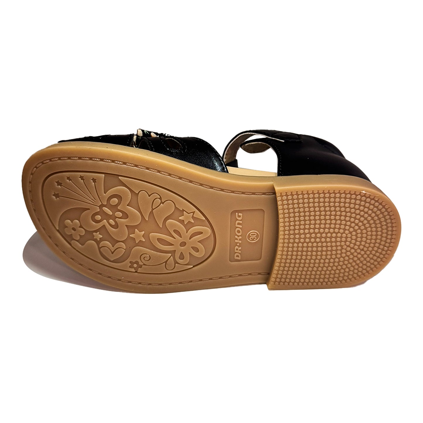 DR. KONG 1054 BLACK SANDALS