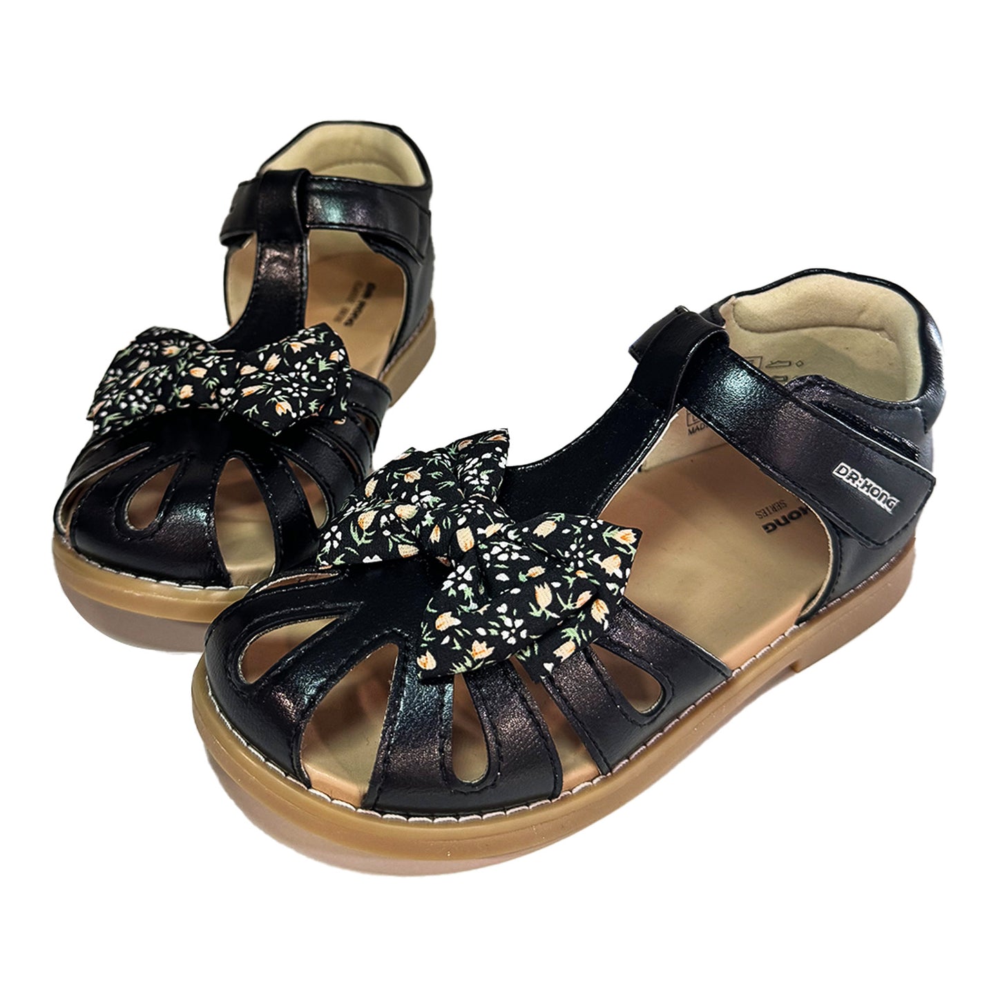 DR. KONG 1054 BLACK SANDALS