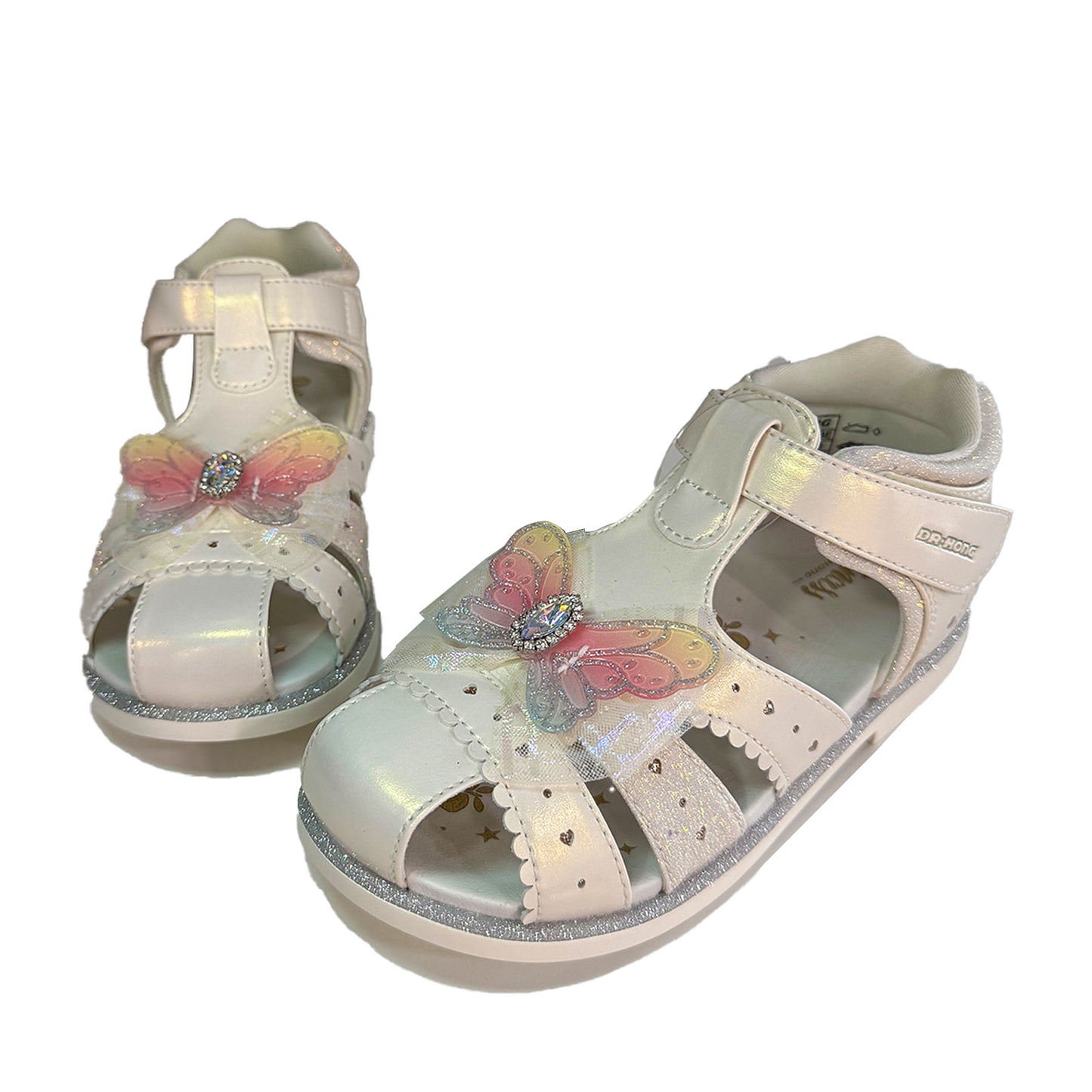 DR. KONG 1093 WHITE SANDALS