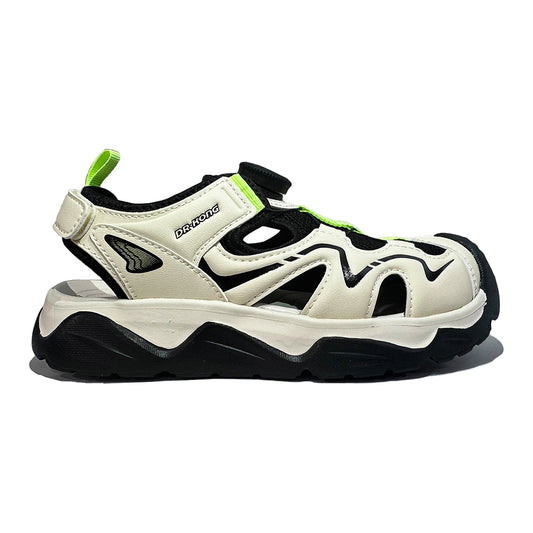 DR KONG 011 WHITE BLACK SANDALS
