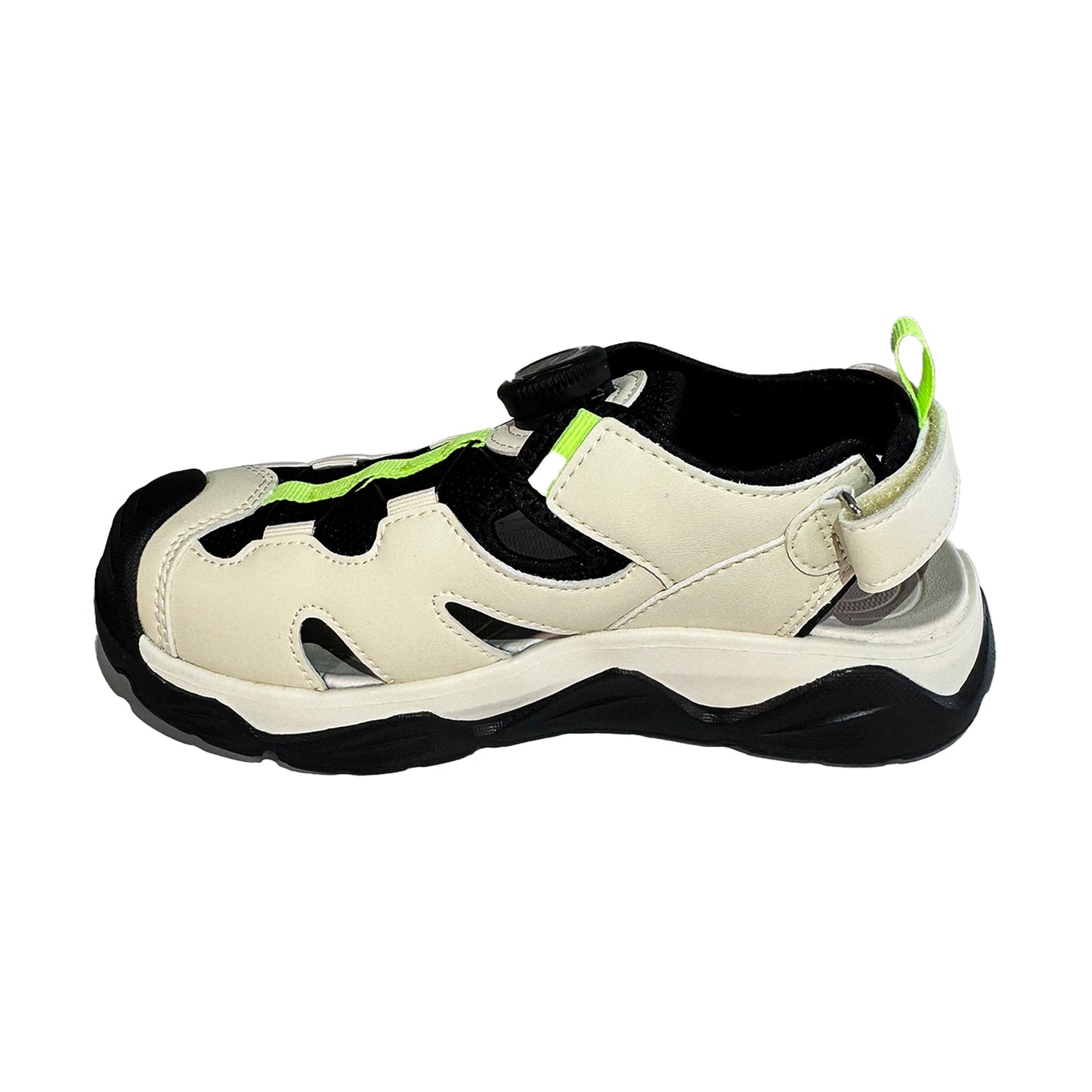 DR KONG 011 WHITE BLACK SANDALS