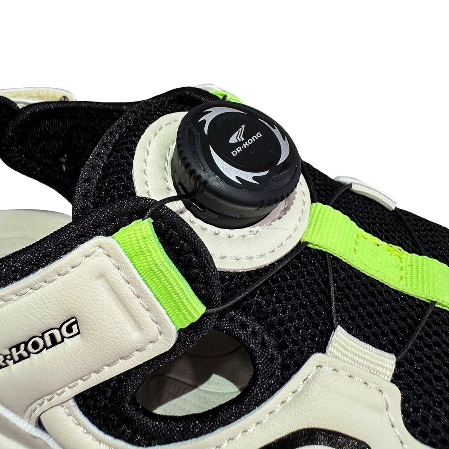 DR KONG 011 WHITE BLACK SANDALS