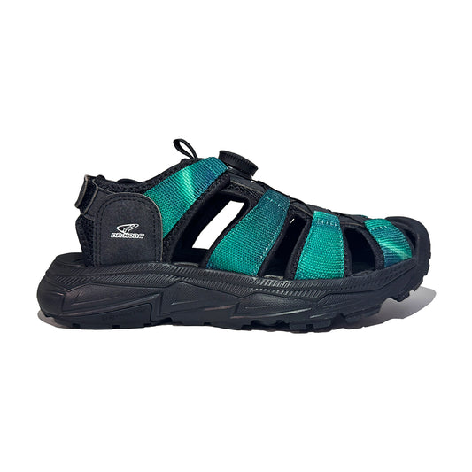 DR. KONG 696 BLACK GREEN SANDALS