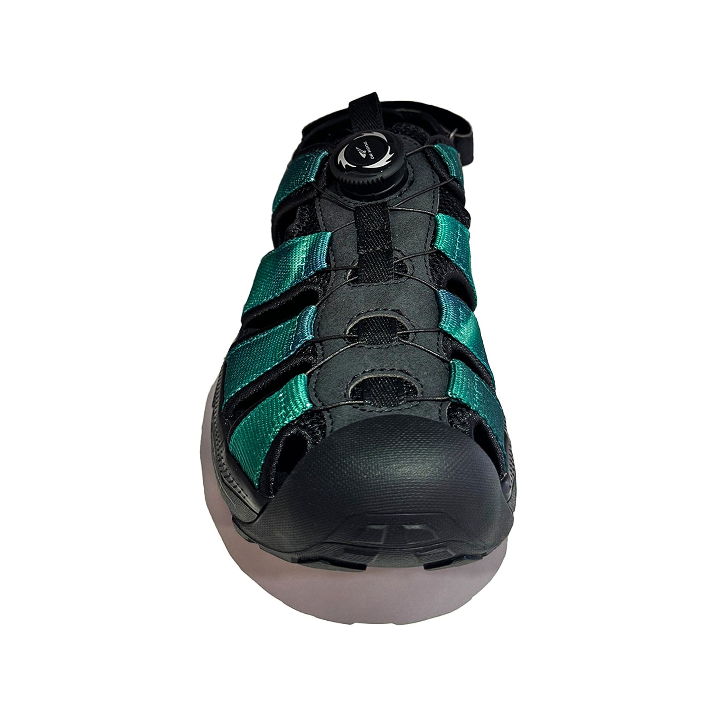 DR. KONG 696 BLACK GREEN SANDALS