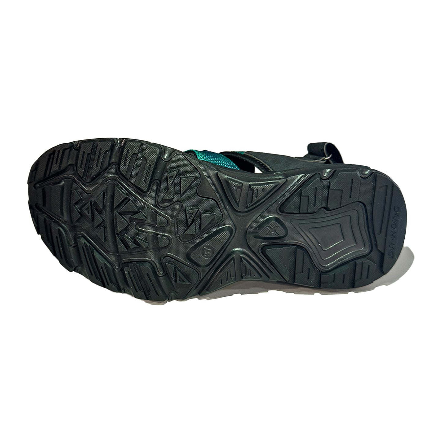 DR. KONG 696 BLACK GREEN SANDALS