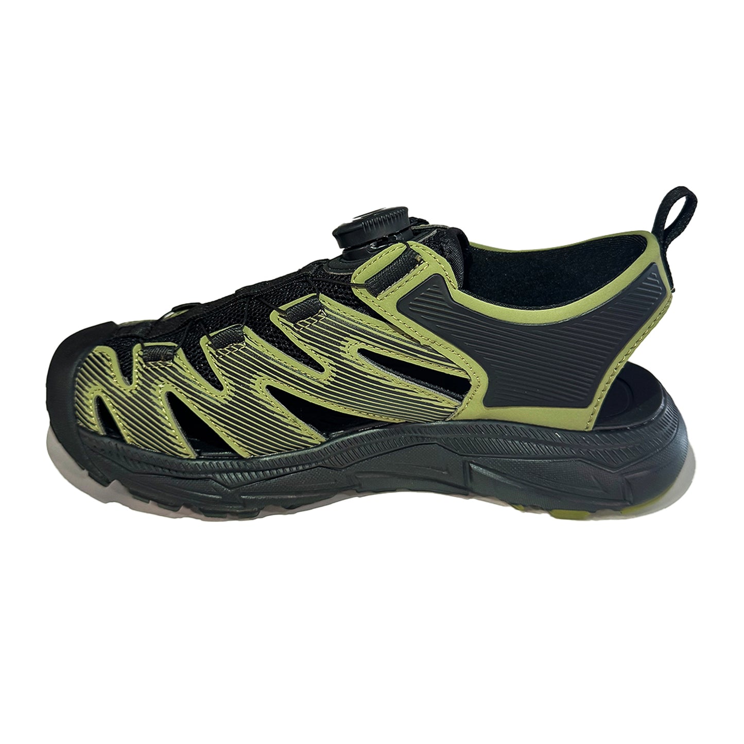 DR KONG 703 BLACK YELLOW SANDALS