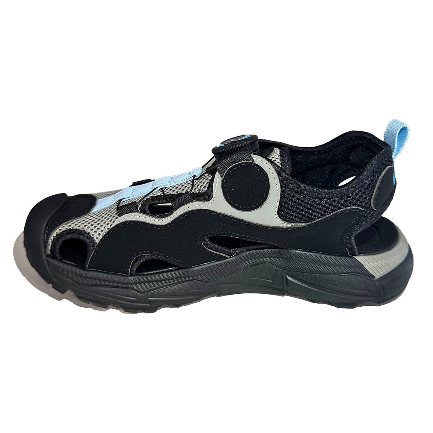 DR. KONG 703 BLACK BLUE SANDALS