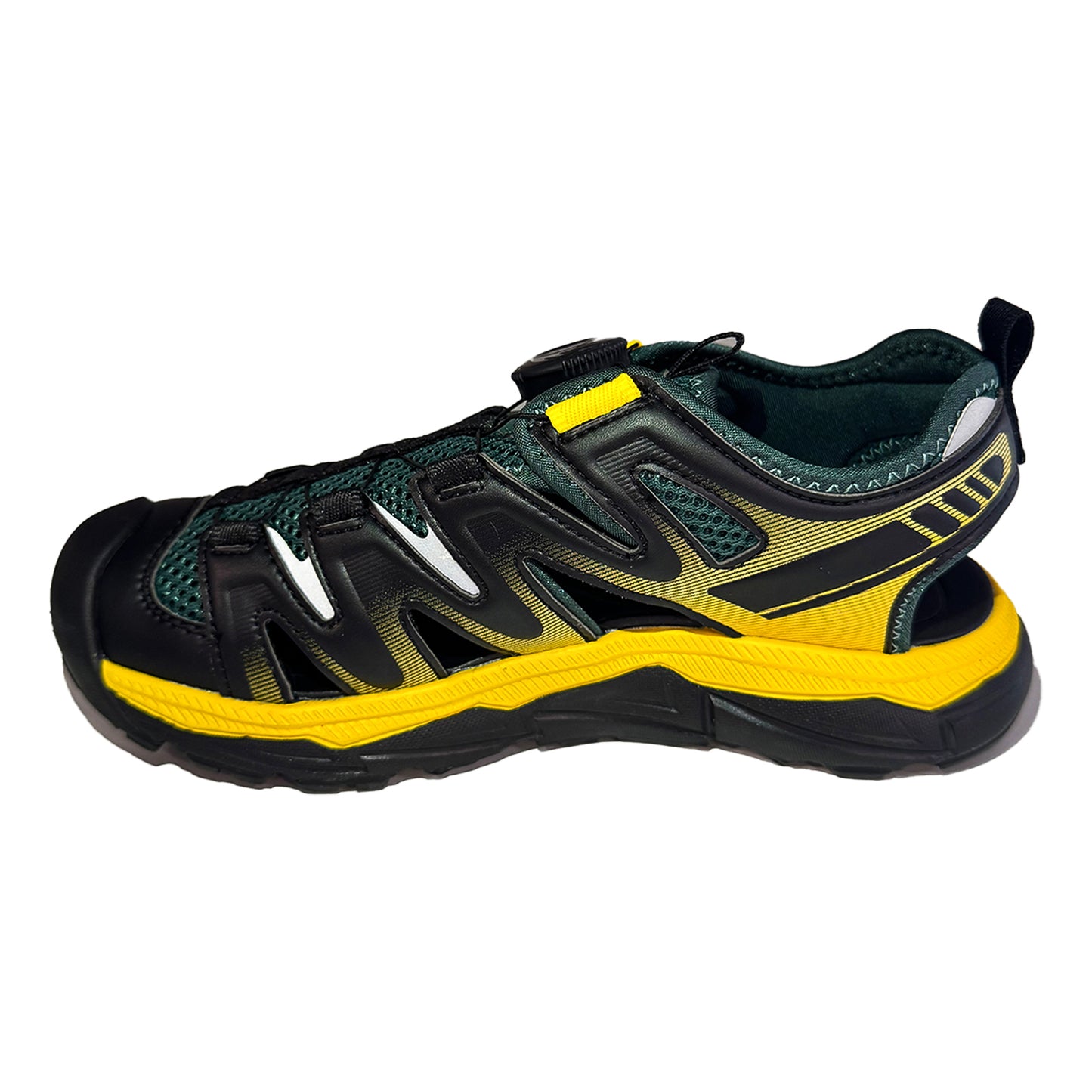 DR KONG 003 BLACK YELLOW SANDALIAS