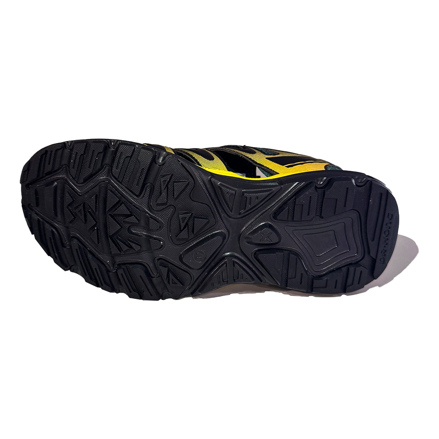 DR KONG 003 BLACK YELLOW SANDALIAS