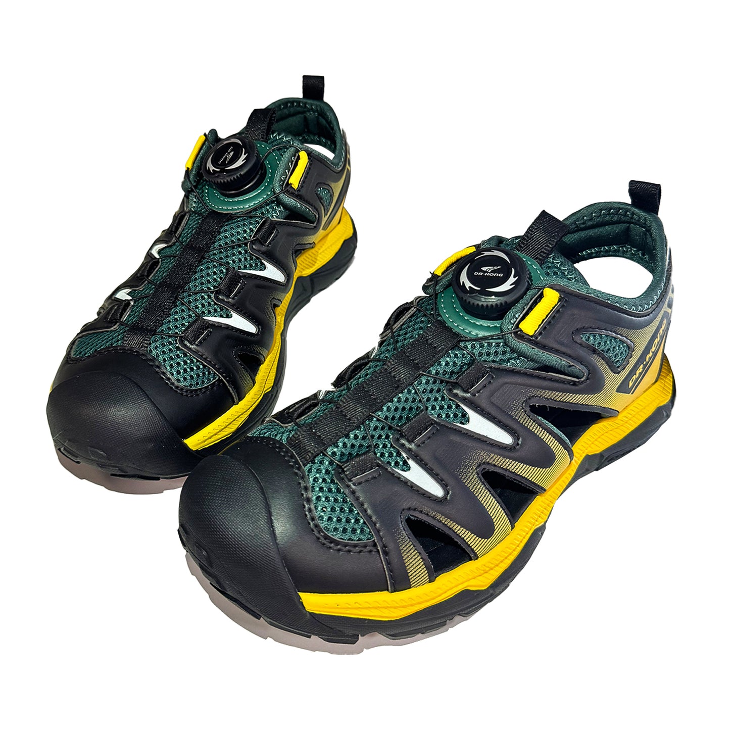 DR KONG 003 BLACK YELLOW SANDALIAS