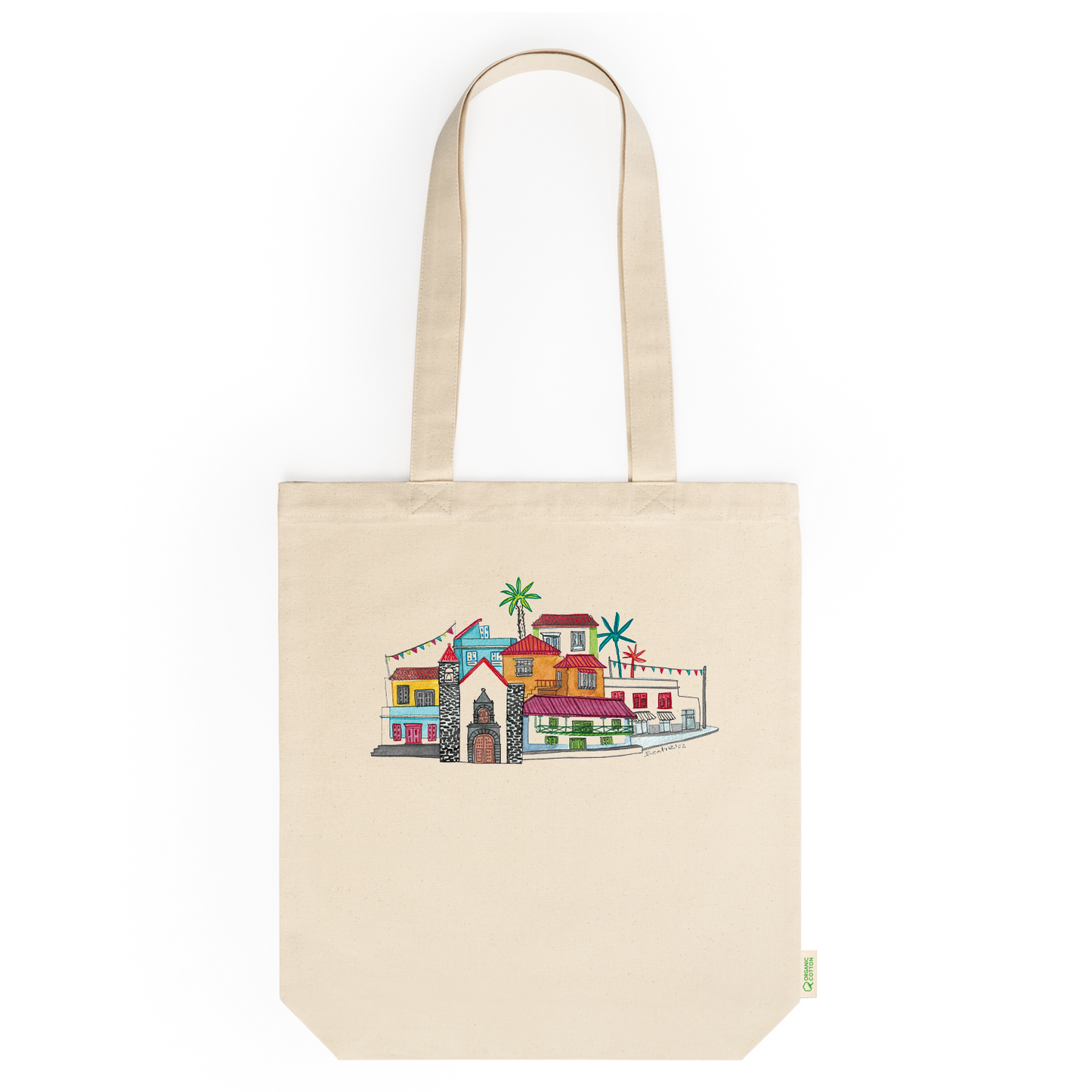 DUNNE BRAND Totebag Pueblo Canario