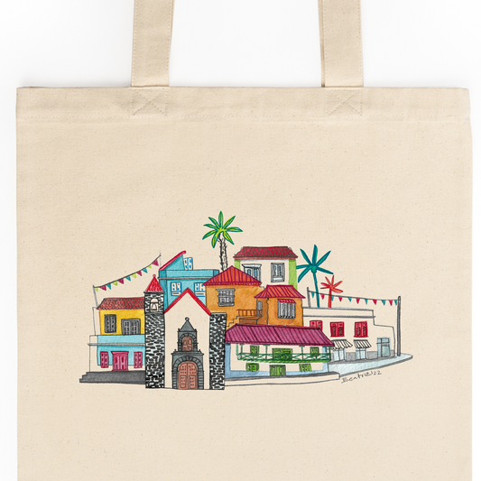 DUNNE BRAND Totebag Pueblo Canario