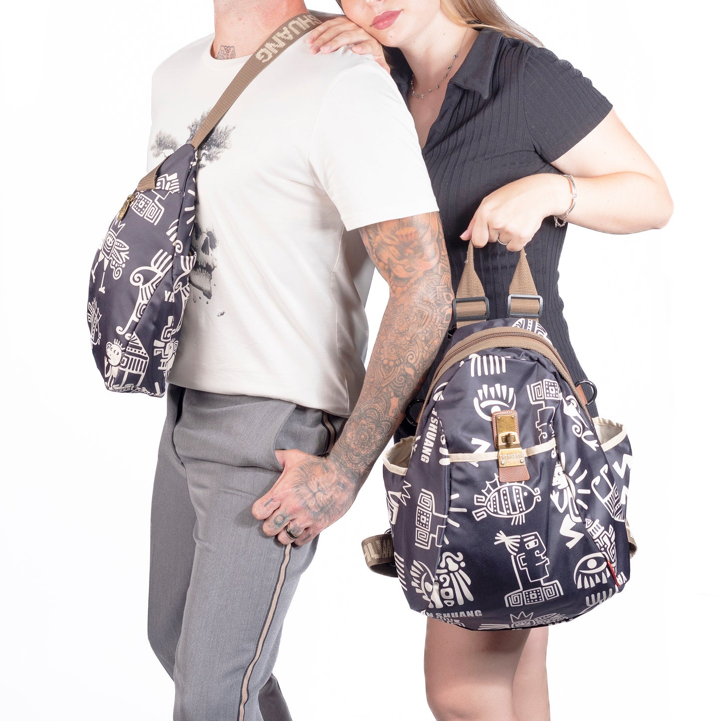 YAN SHUANG Mochila Urbana Unisex Duendes Y Fantasmas