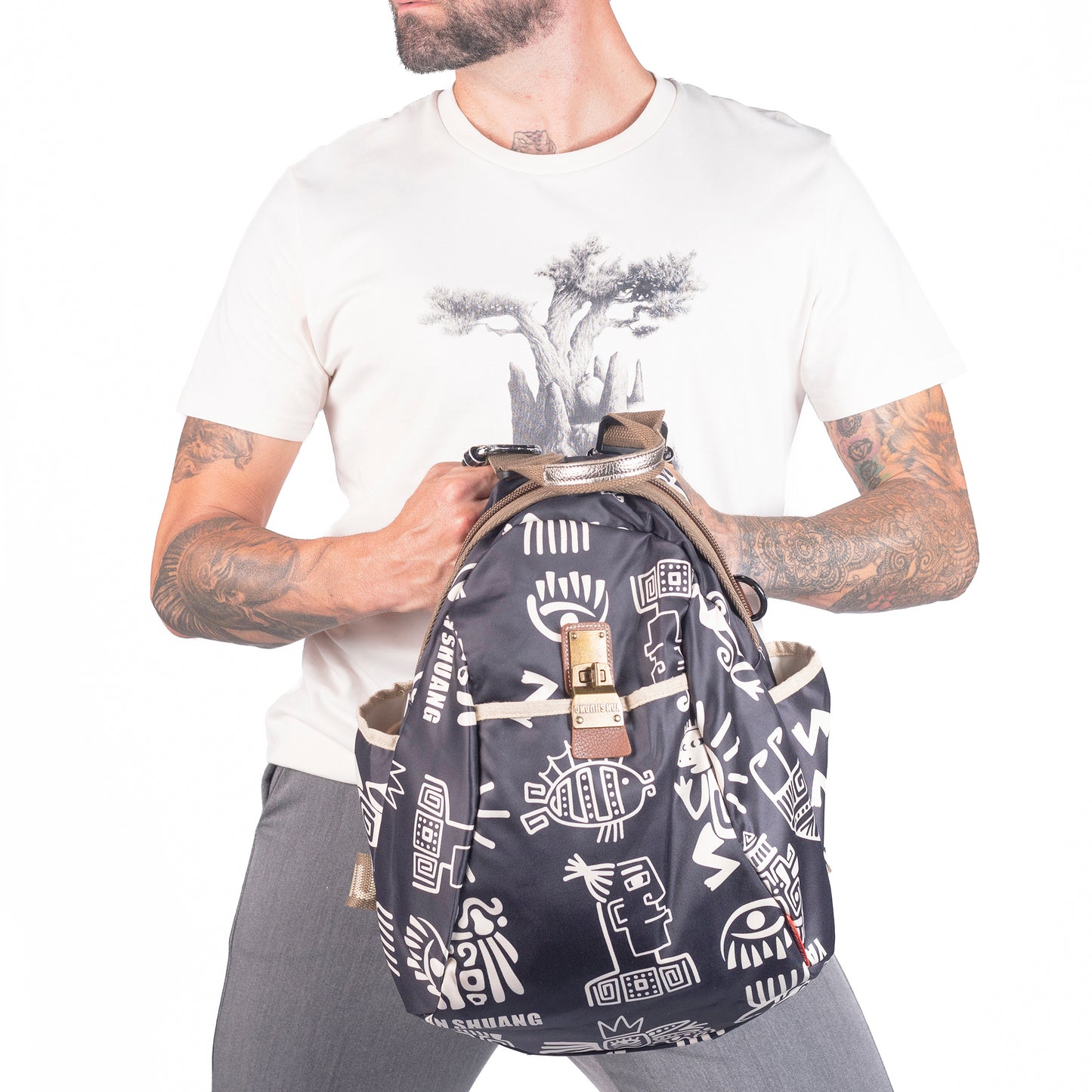 YAN SHUANG Mochila Urbana Unisex Duendes Y Fantasmas