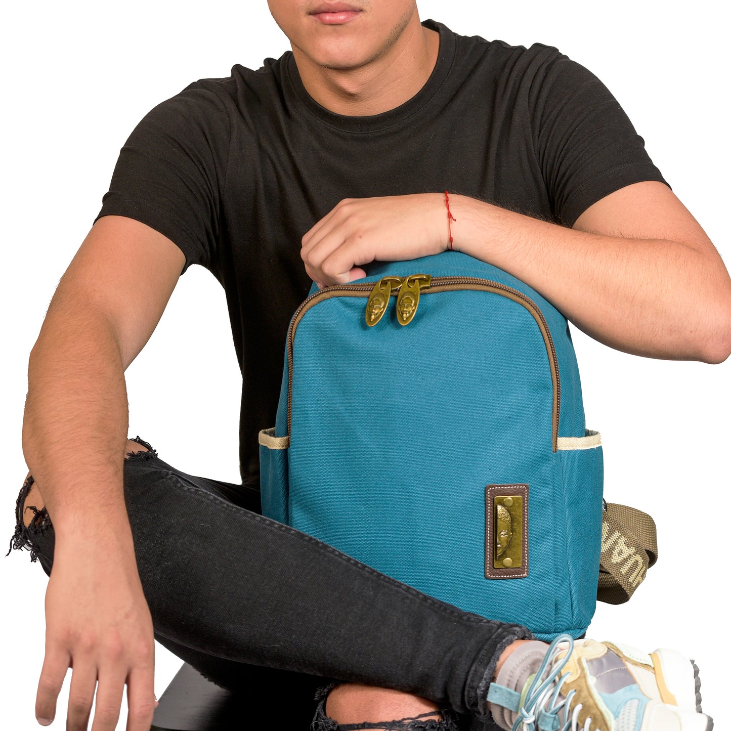 YAN SHUANG Backpack Turquoise Deep