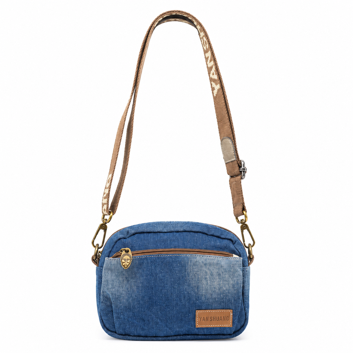 YAN SHUANG Bandolera Mujer Denim