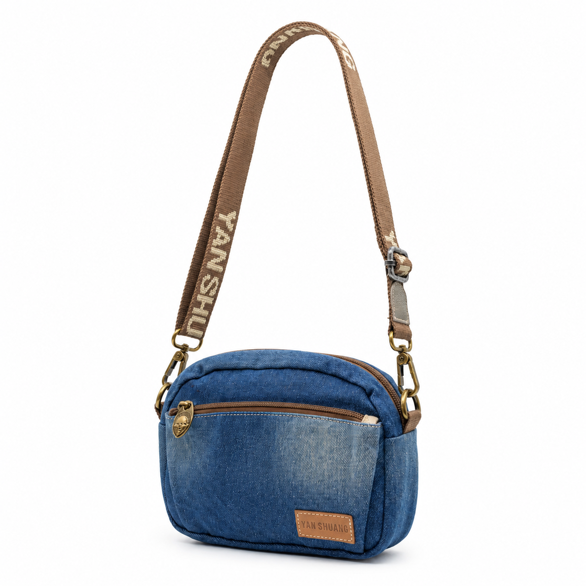 YAN SHUANG Bandolera Mujer Denim
