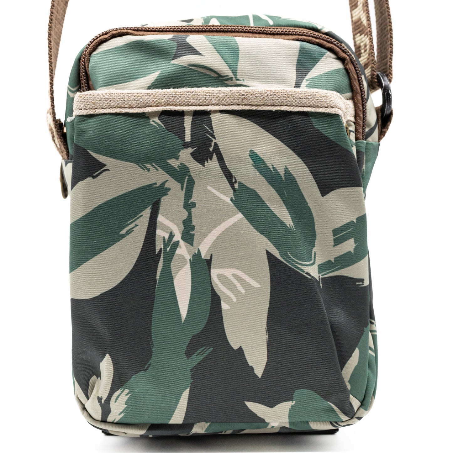 YAN SHUANG Unisex crossbody bag Fresh Green Leaves