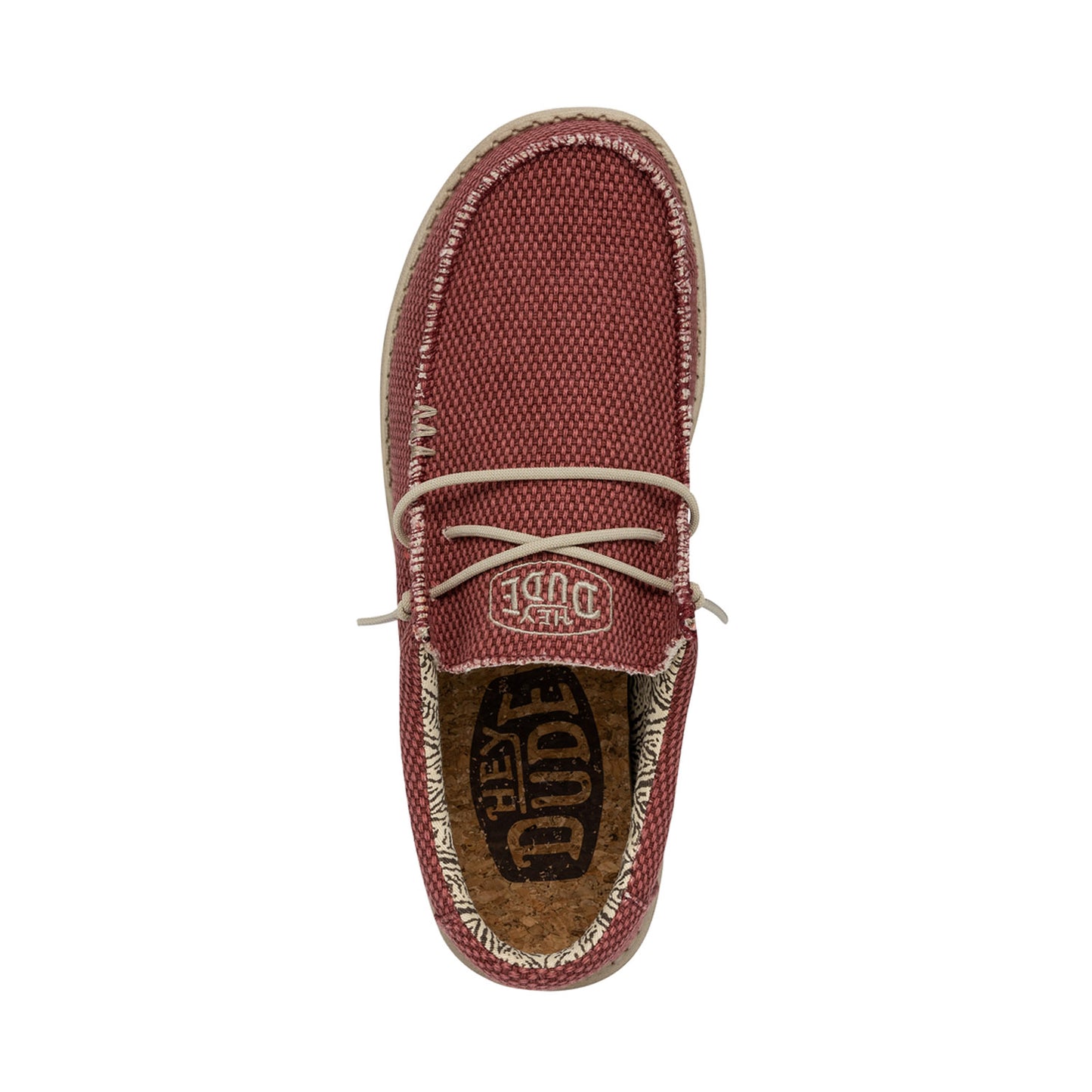 HEY DUDE BRAIDED POMPEIAN RED