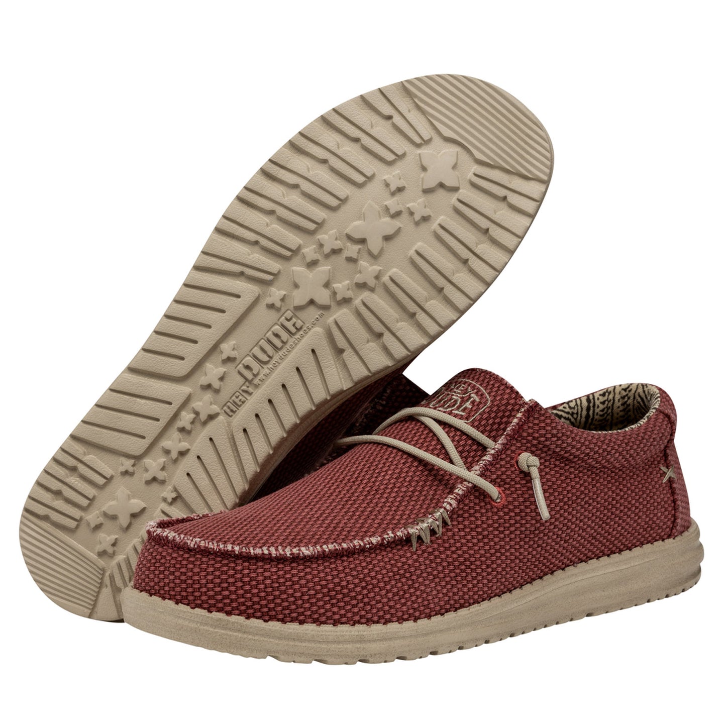 HEY DUDE BRAIDED POMPEIAN RED