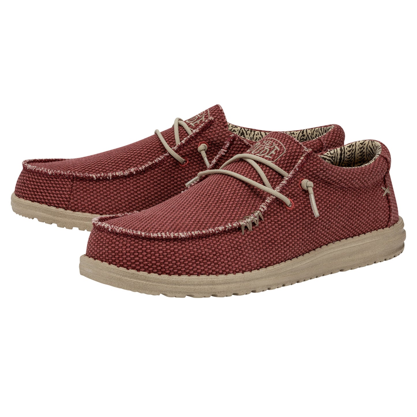 HEY DUDE BRAIDED POMPEIAN RED