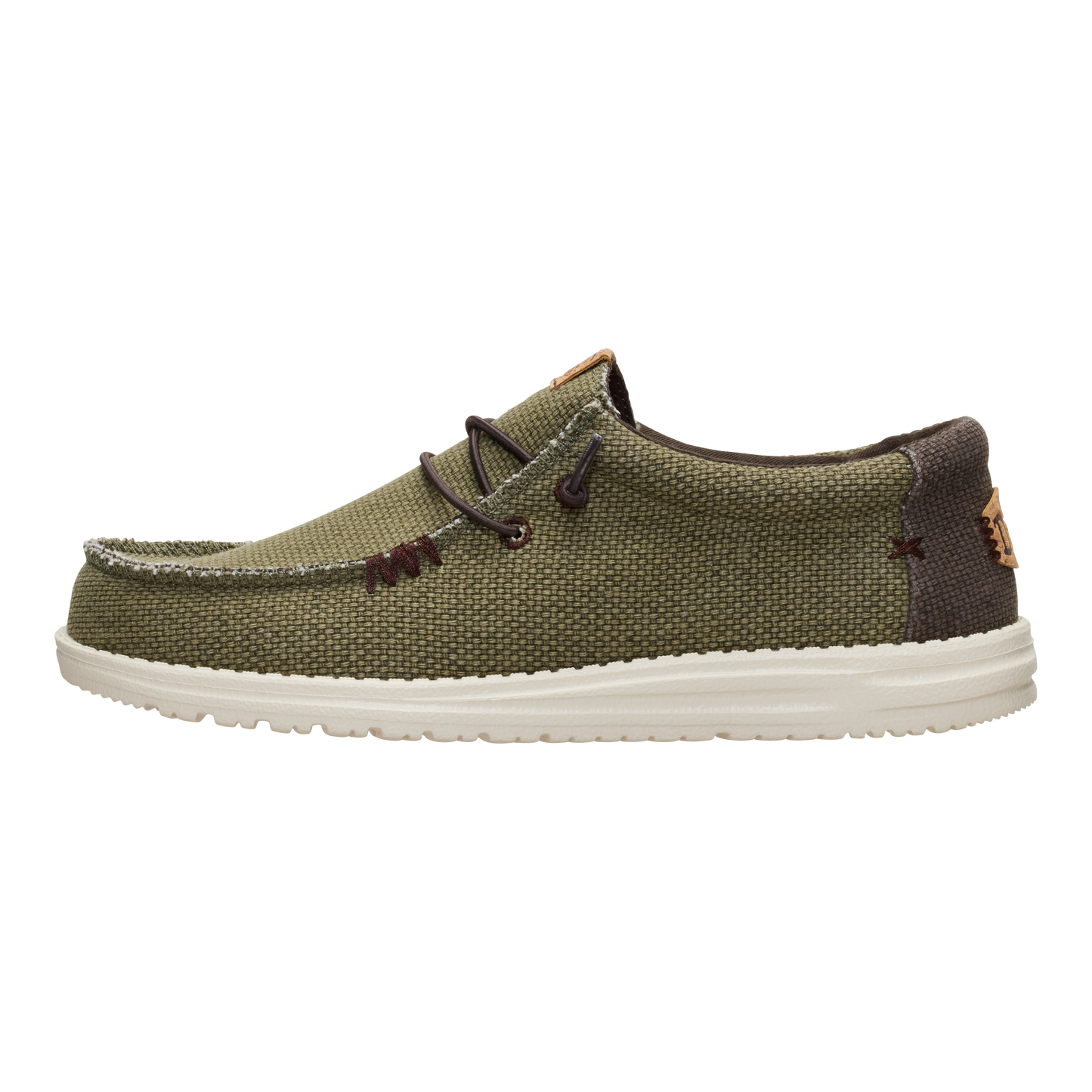 HEY DUDE BRAIDED OLIVE GREEN
